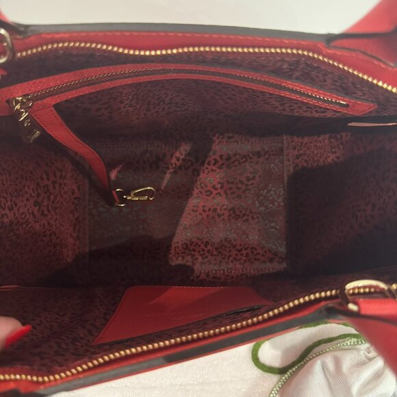 LONGCHAMP Le Pliage Heritage Leather Handbag - Red - NEW! - Picture 10 of 14